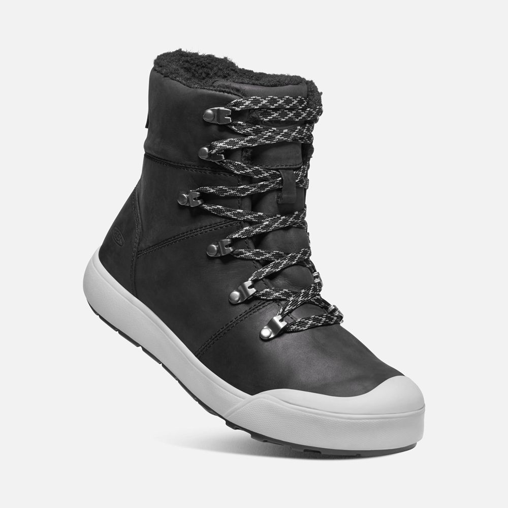 Keen Sneaker Kängor Dam Svarta/Grå - Elena Hiker Waterproof - 419350CFY